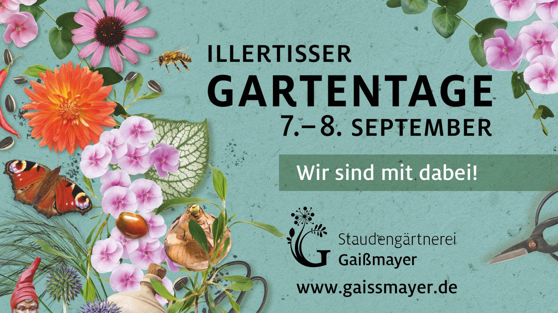 Illertisser Gartentage - wir sind dabei